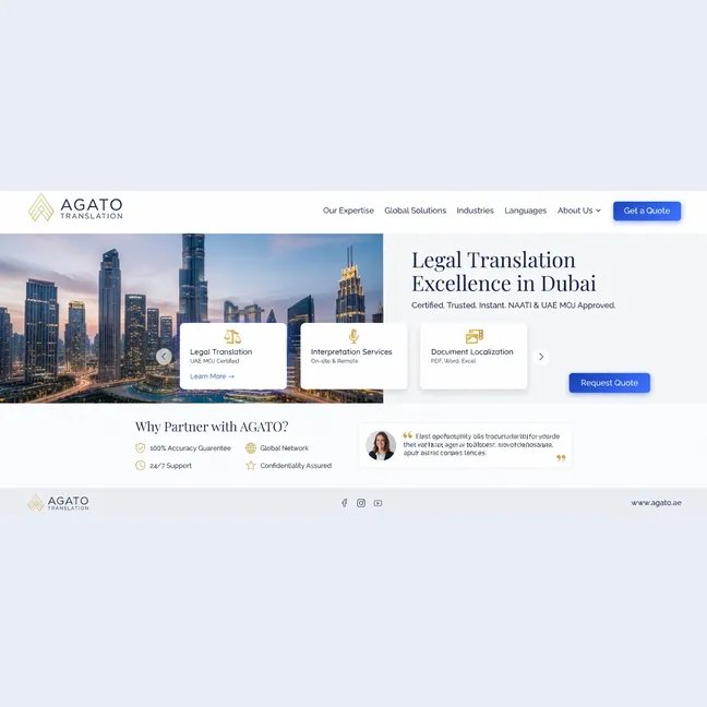 Agato Translation - Language Services Platform